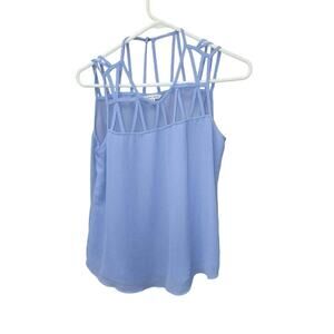 Naked Zebra Large Lavender Purple‎ Strappy Sleeveless Top